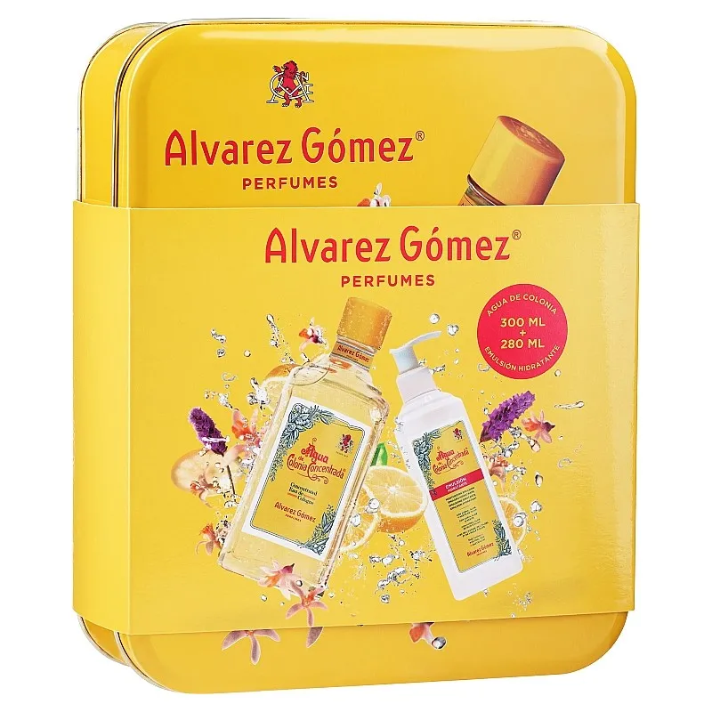 ALVAREZ GOMEZ LATA AGUA COLONIA+EMULSION HIDRATANTE