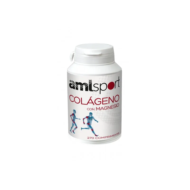 AMLSPORT Colágeno con Magnesio 270 Comprimidos
