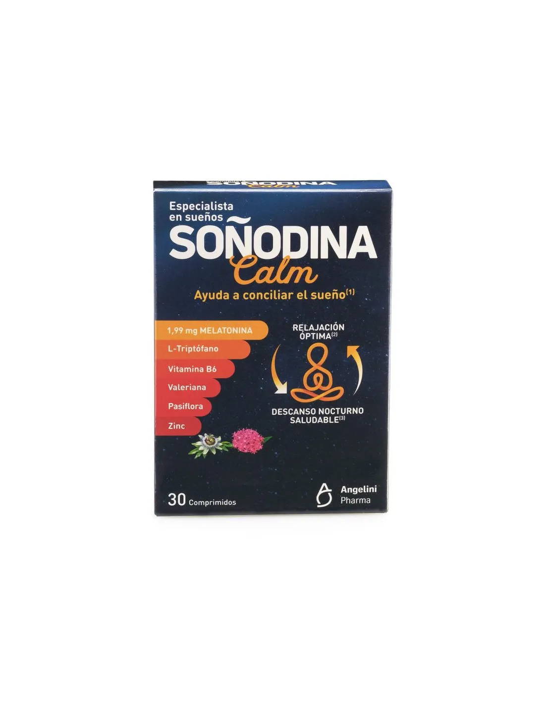 SOÑODINA CALM 1.99 MG MELATONINA 30 COMPRIMIDOS