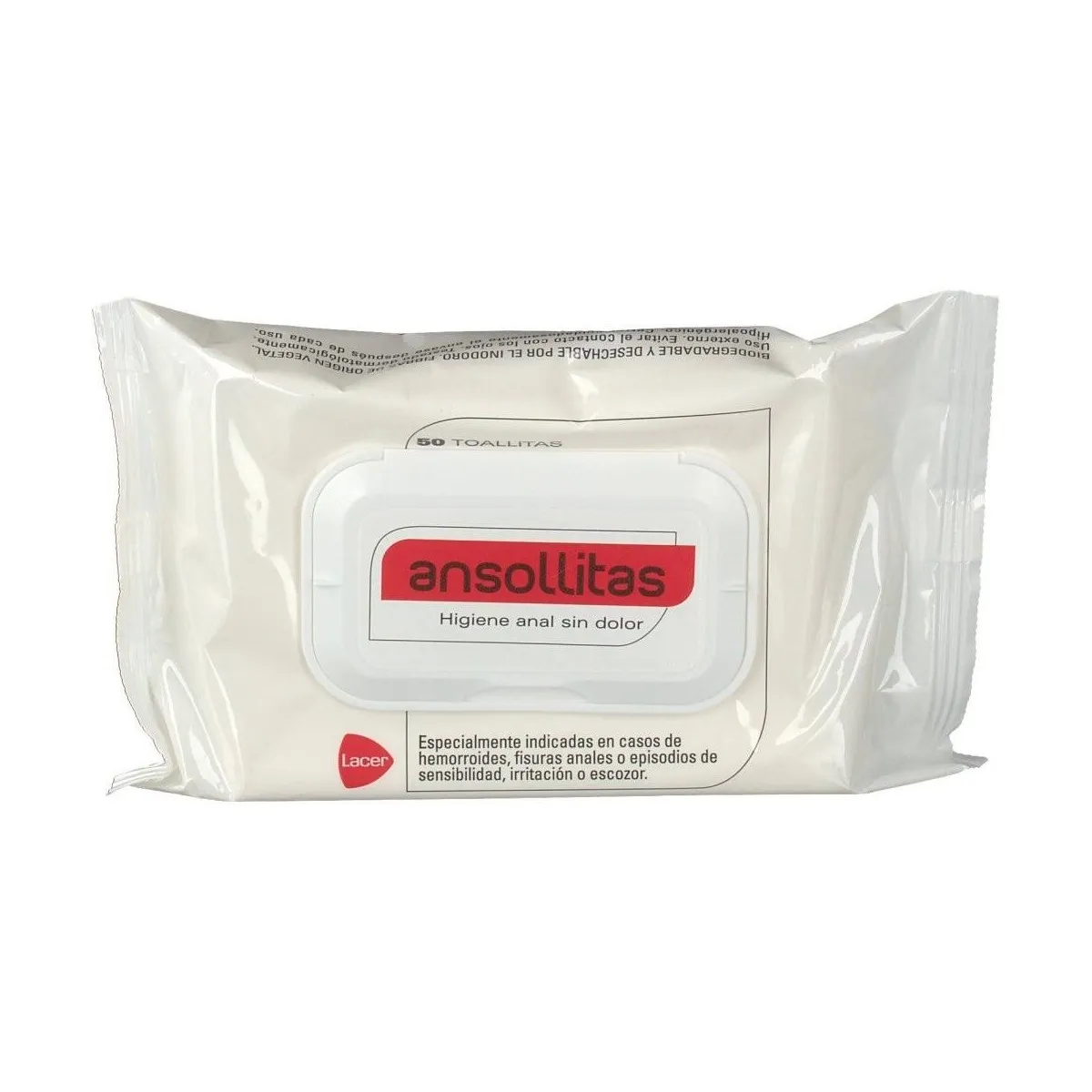Ansollitas Higiene Anal 50 Toallitas