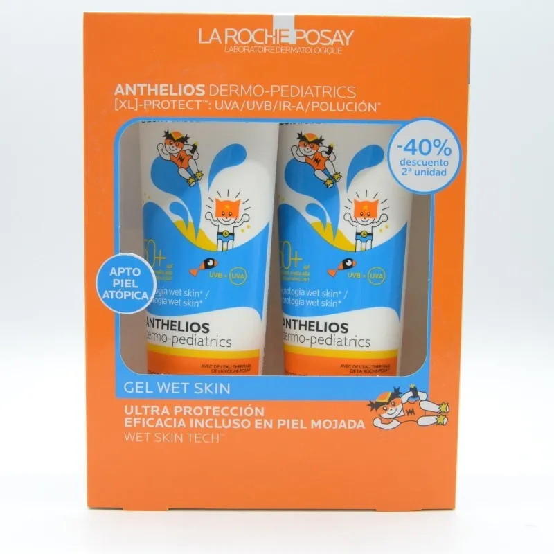 ANTHELIOS PEDIATRICO GEL WET SKIN 50+ DUPLO 250M