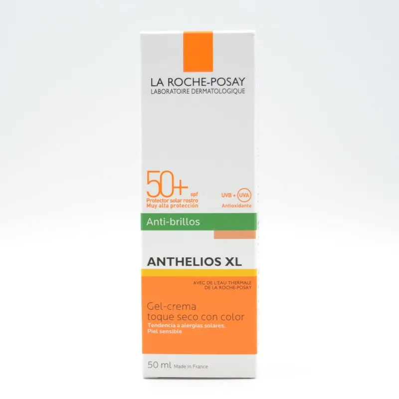 ANTHELIOS ROSTRO GEL-CREMA OIL CONTROL COLOR 50+ 50 ML