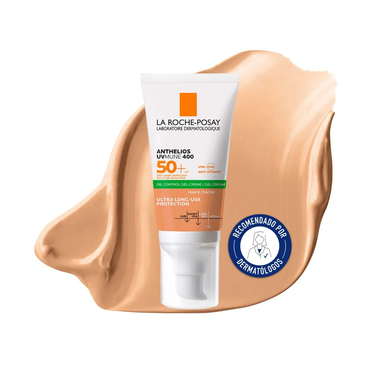 Anthelios Protector Solar Xl 50+ Gel/Cr Toque Seco Color 50 Ml