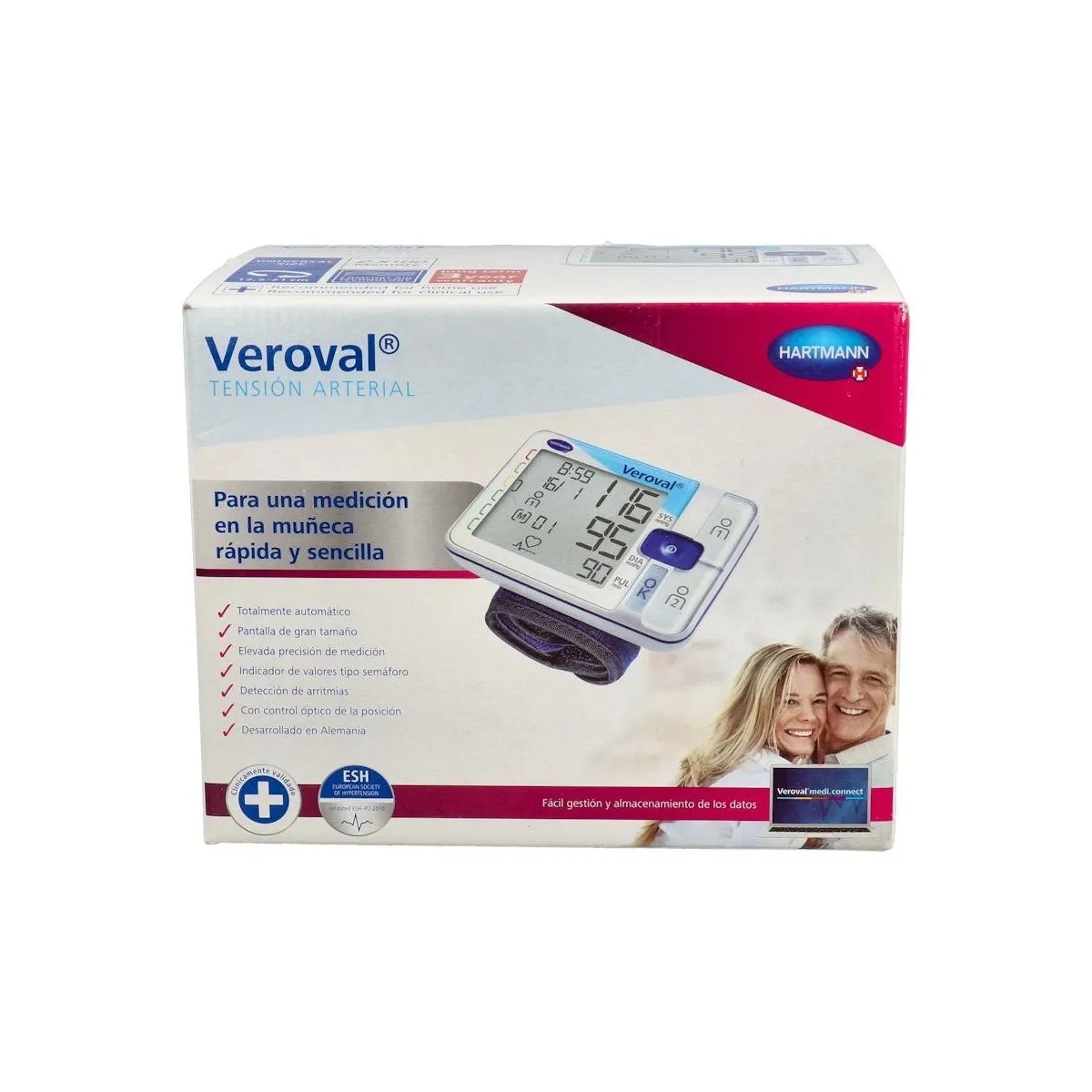 Aparato Tensiometro Dig Veroval Muñeca