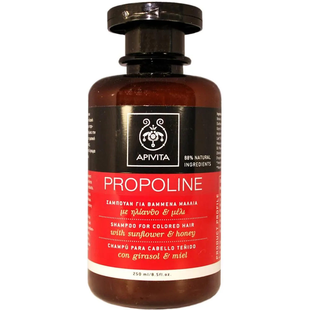 Apivita Champú con Girasol y Miel para cabello teñido 250ml 8.5oz