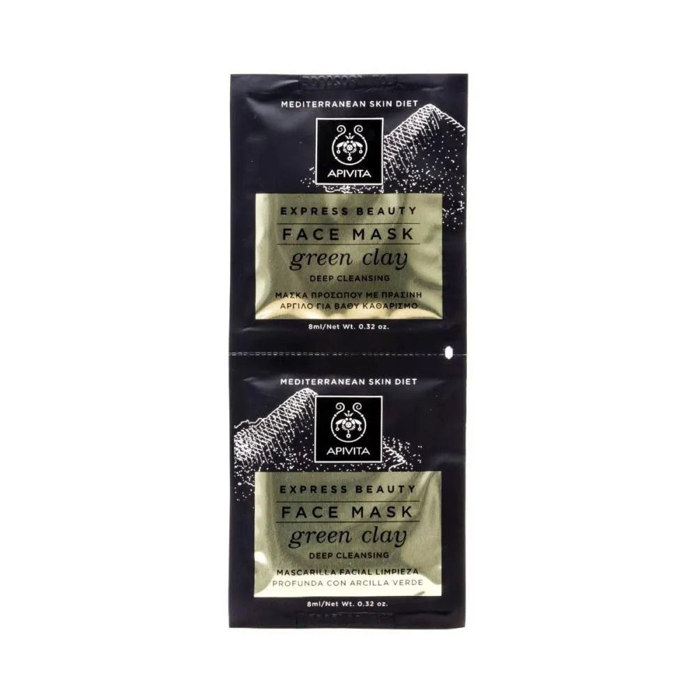 APIVITA MASCARILLA LIMP ARCILLA VERDE MONODOSIS