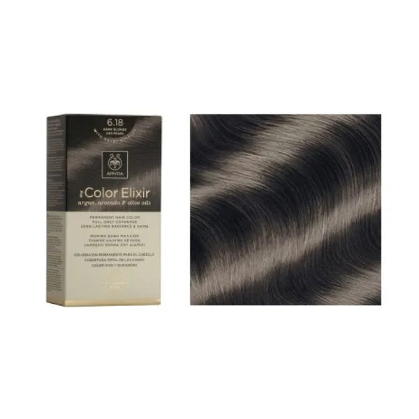 Apivita My Color Elixir 6.18 Rubio Oscuro Ceniza Perlado