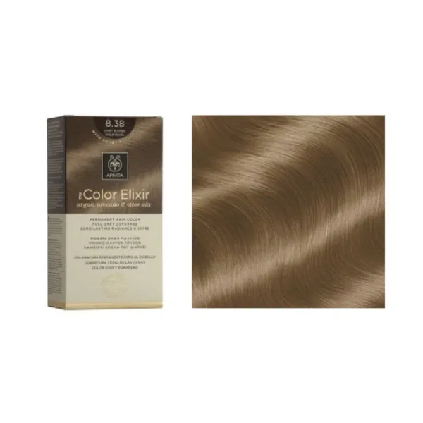 Apivita My Color Elixir 8.38 Rubio Claro Dorado Perlado