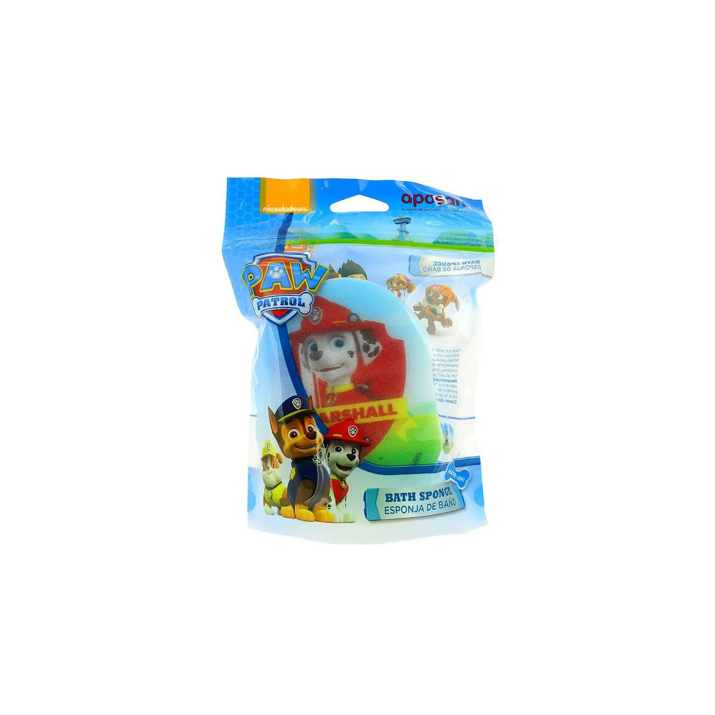 Aposan Esponja Baño Infantil Patrulla Canina