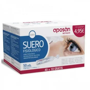Aposán Suero Fisiológico 5 ml, 50 Monodosis