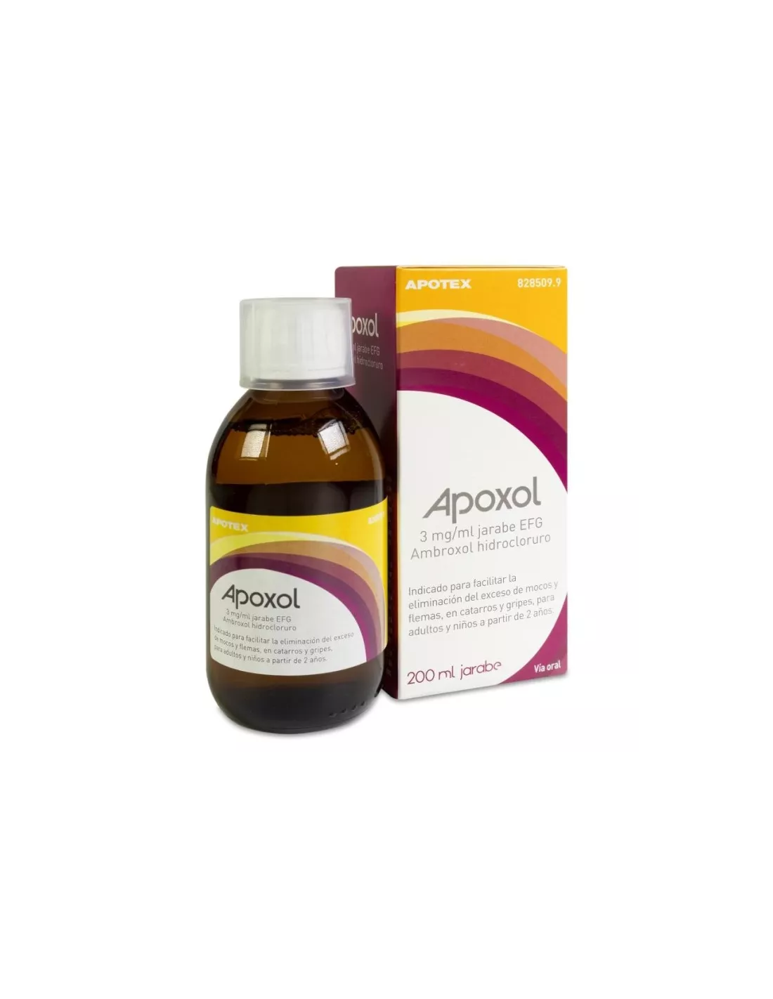 APOXOL EFG 3 MG/ML JARABE 1 FRASCO 200 ML
