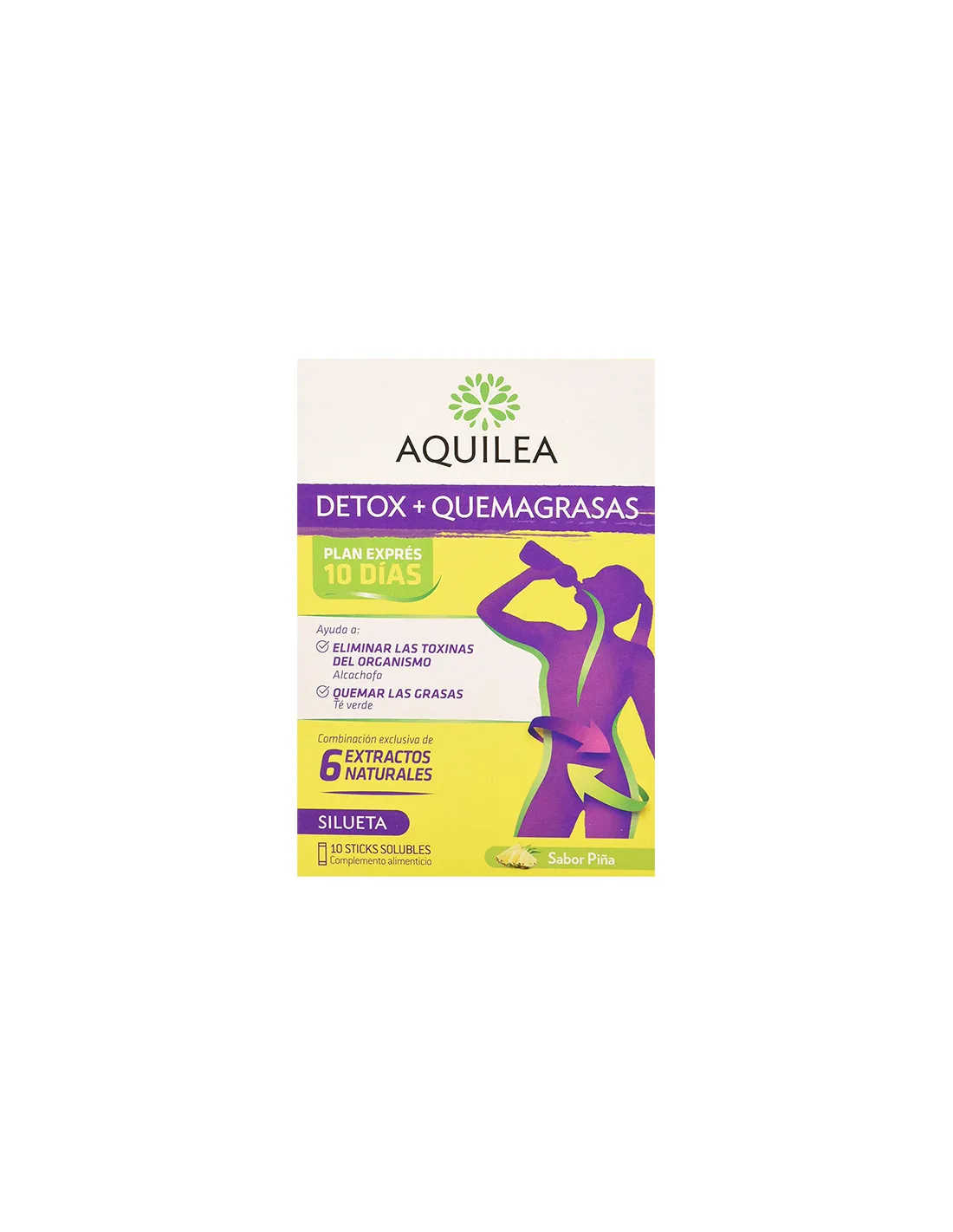 AQUILEA DETOX + QUEMAGRASA 10 STICKS