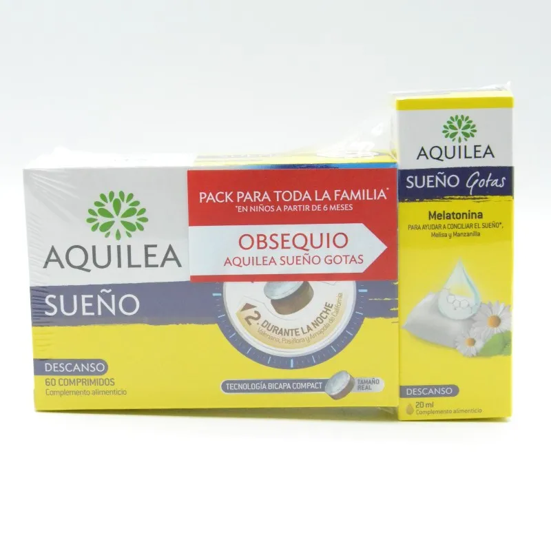 AQUILEA SUEÑO 1,95 MG 60 COMPRIMIDOS BICAPA