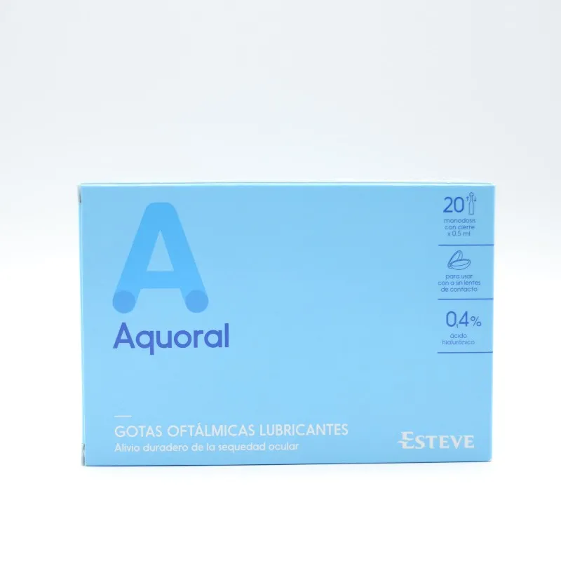 AQUORAL GOTAS OFTALMICAS 0,5ML MONODOSIS 20 U