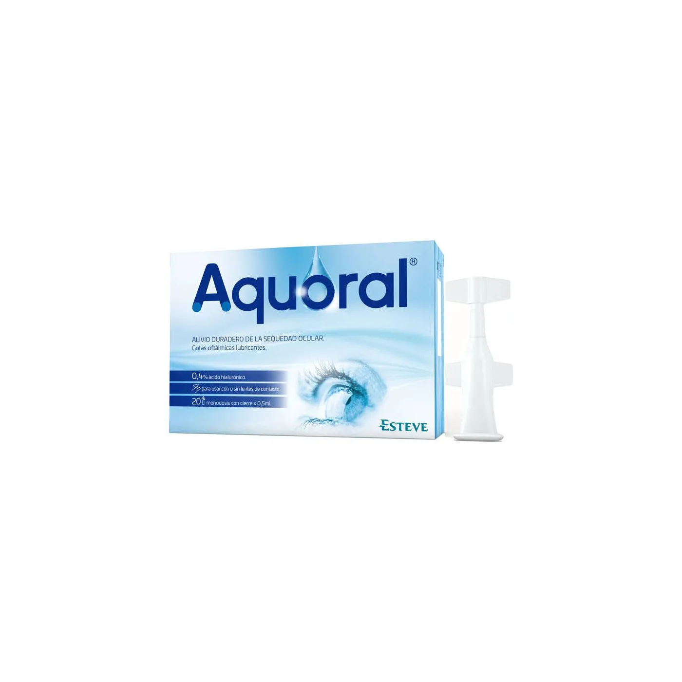 Aquoral Gotas Oftalmicas Lubricantes 20x05 ml
