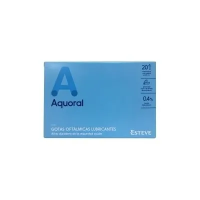 Aquoral gotas oftalmológicas 20monodosisx05ml