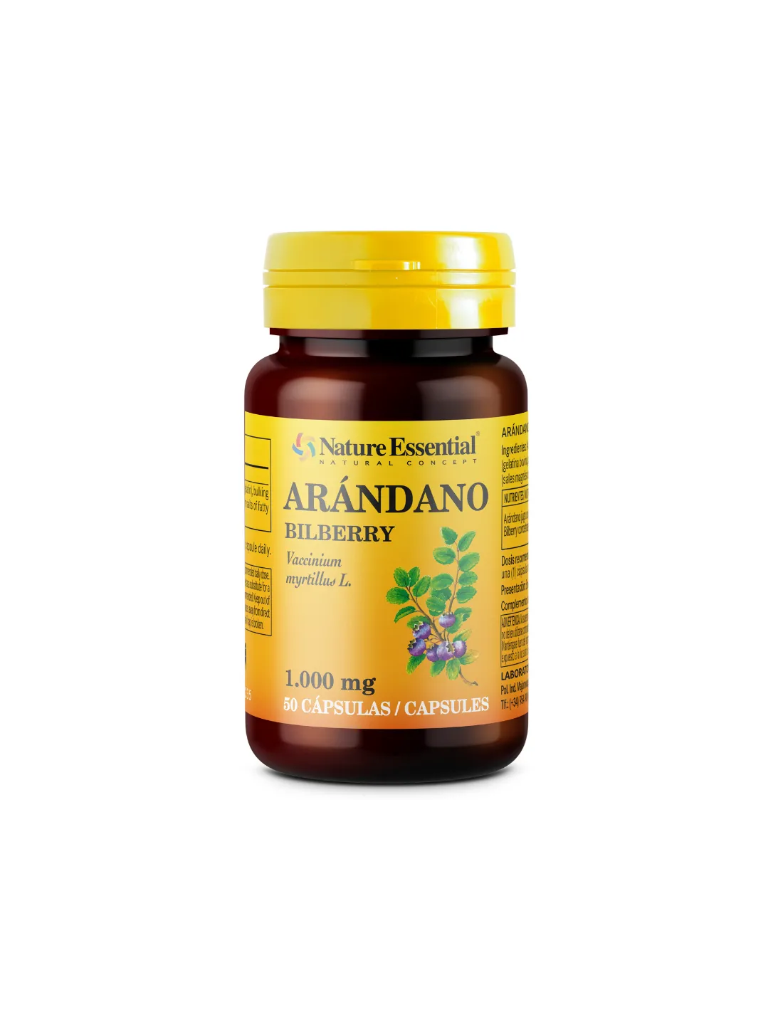 Arandano 1000Mg. 50Cap. de Nature Essential