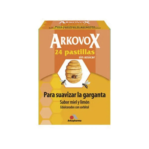 Arko Arkovox Pastillas Miel y Limón, 24 pastillas