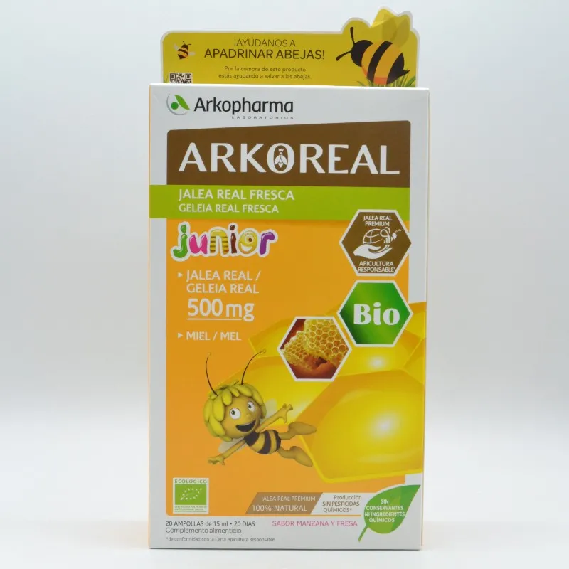 ARKO JALEA REAL 500 MG JUNIOR 20 AMPOLLAS