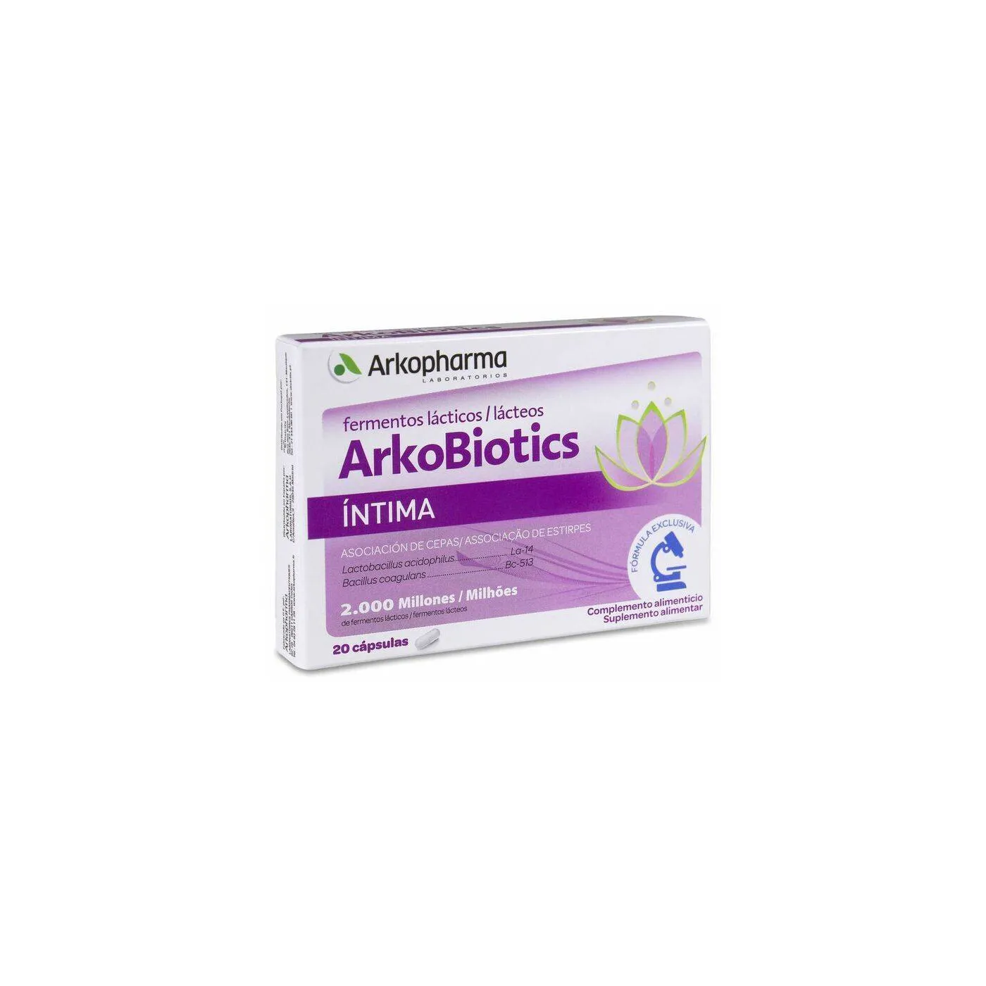 Arkobiotics Intima Fermentos Lacticos 20 Caps