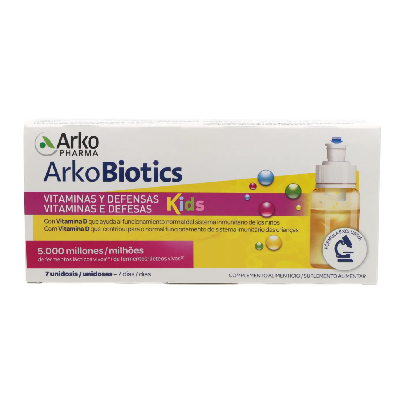 Arkobiotics Vitaminas Y Defensas Niños 7 Monodos