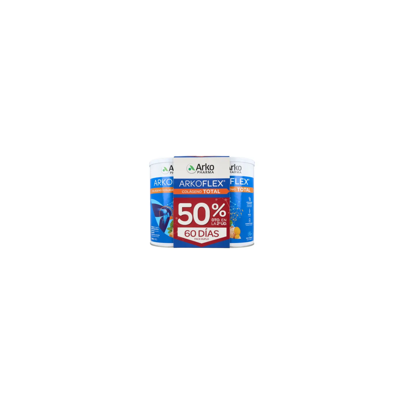 Arkoflex Colageno Total 360 2x390 g Sabor Naranja Promo