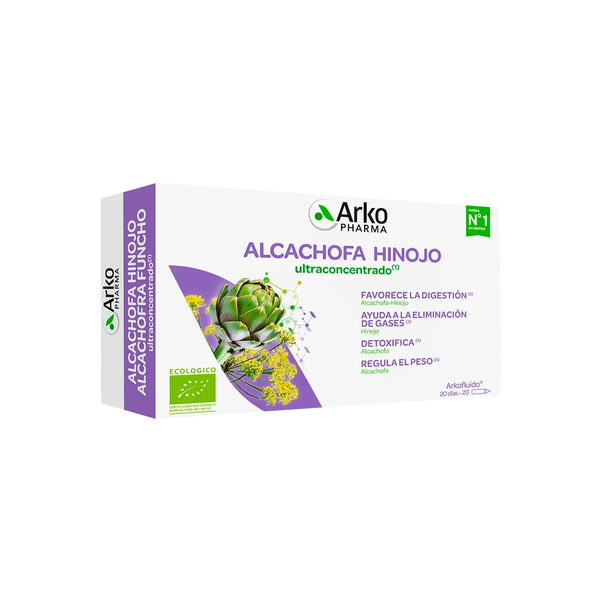 Arkofluido Alcachofa Hinojo 20 Amp Bebibles