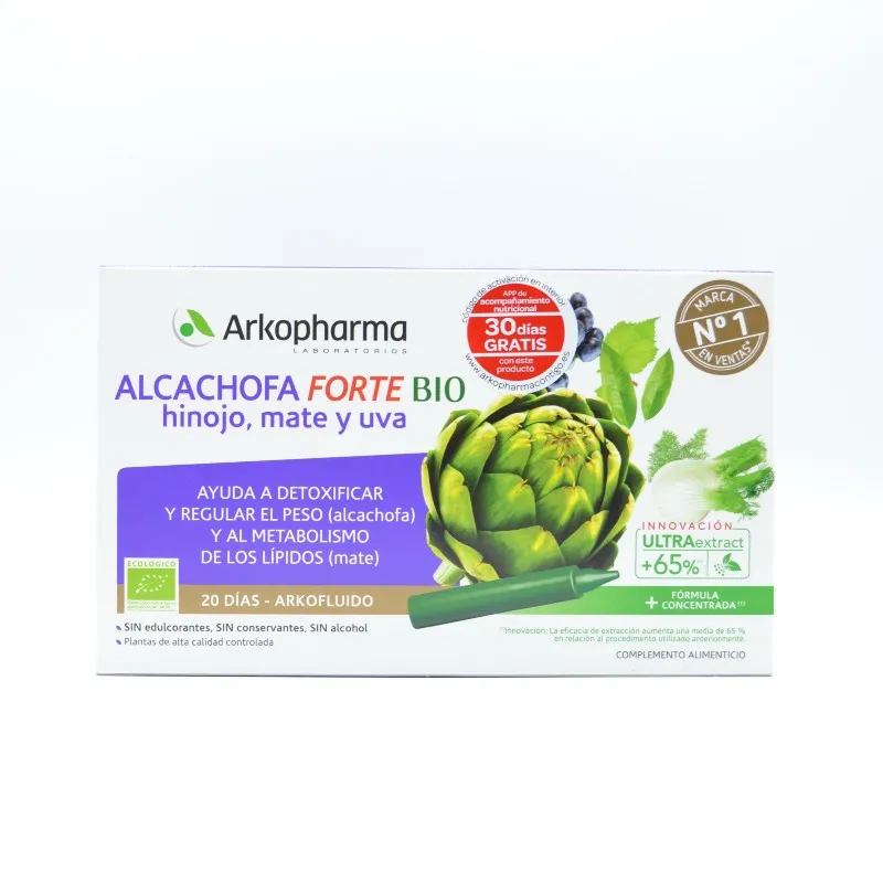 ARKOFLUIDO ALCACHOFA-HINOJO FORTE 20 AMP