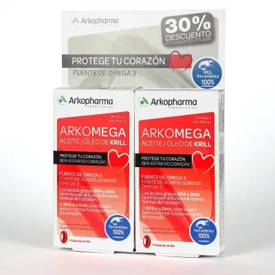 ARKOMEGA ACEITE DE KRILL 2X15 CAPSULAS