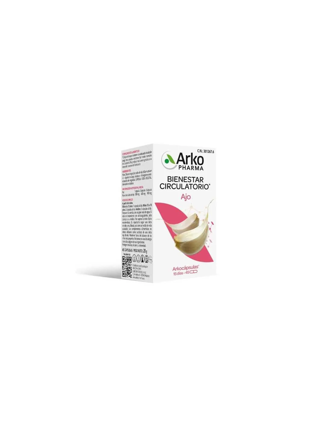 Arkopharma Ajo 330 Mg 45 Capsulas