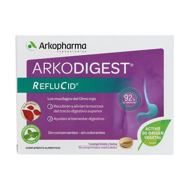 Arkopharma Arkodigest Reflucid 16 Comprimidos