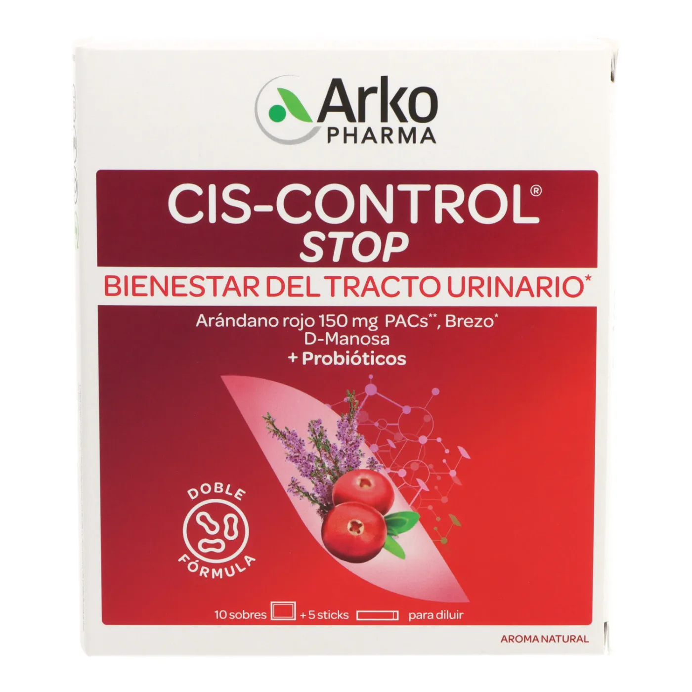 Ciscontrol Stop 10 Sobres + 5 Stick