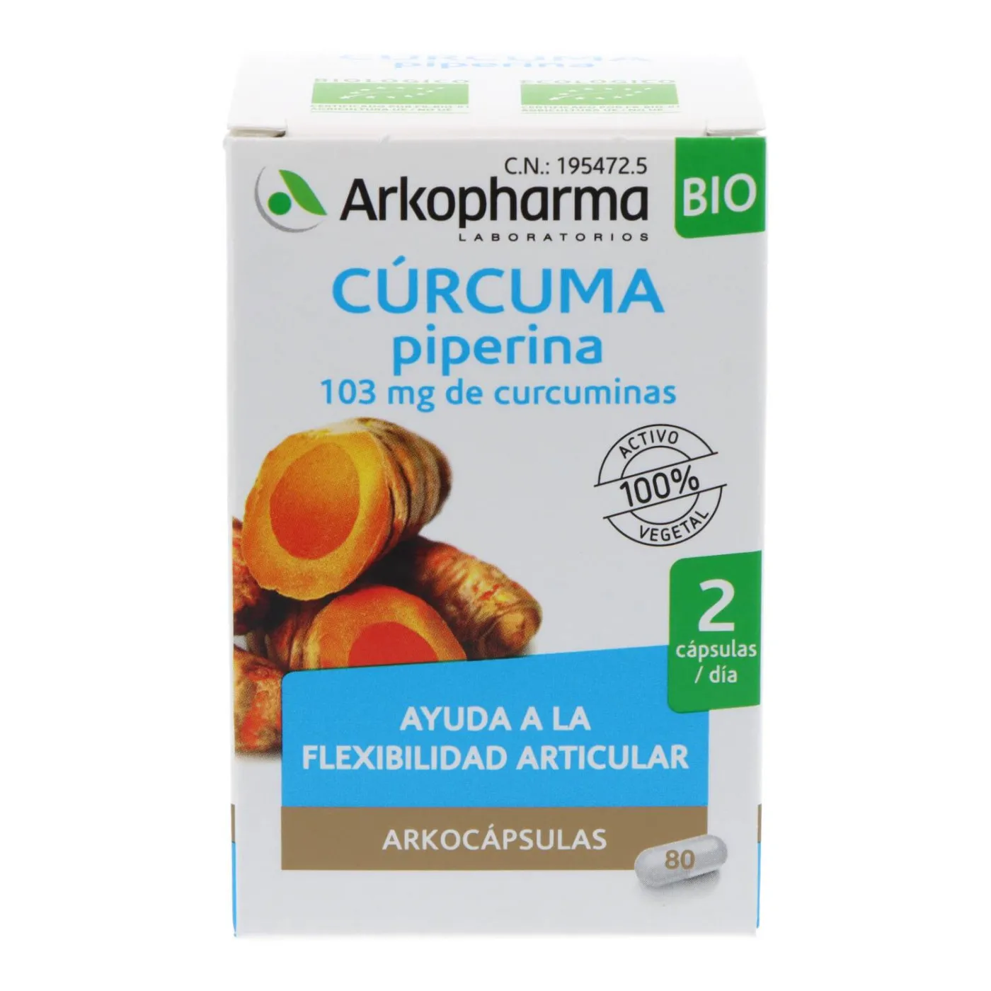 Arkopharma Curcuma Bio 80 Caps