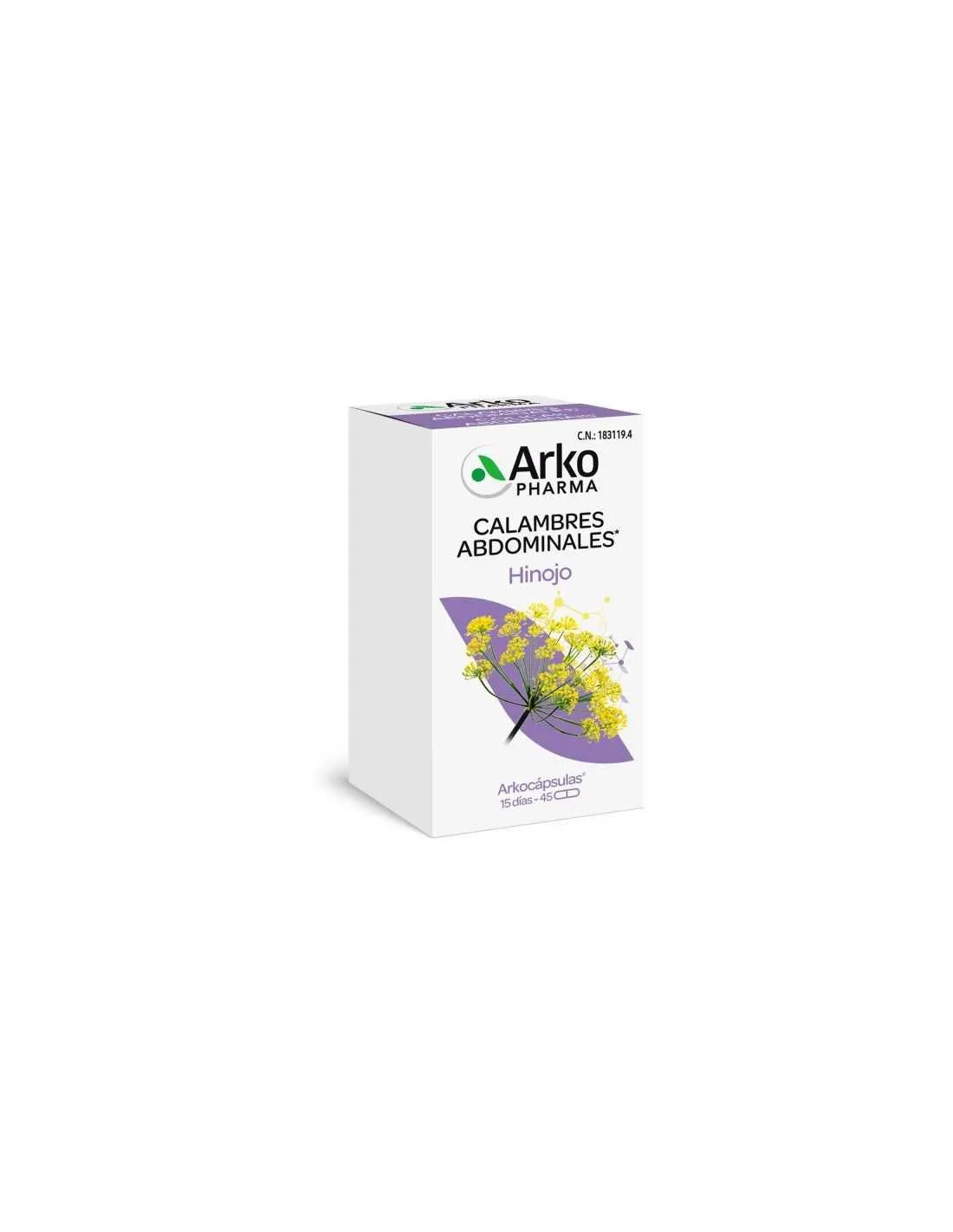 Arkopharma Hinojo 45 Capsulas
