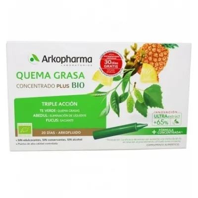 ARKOPHARMA QUEMA GRASA BIO 20 ampollas