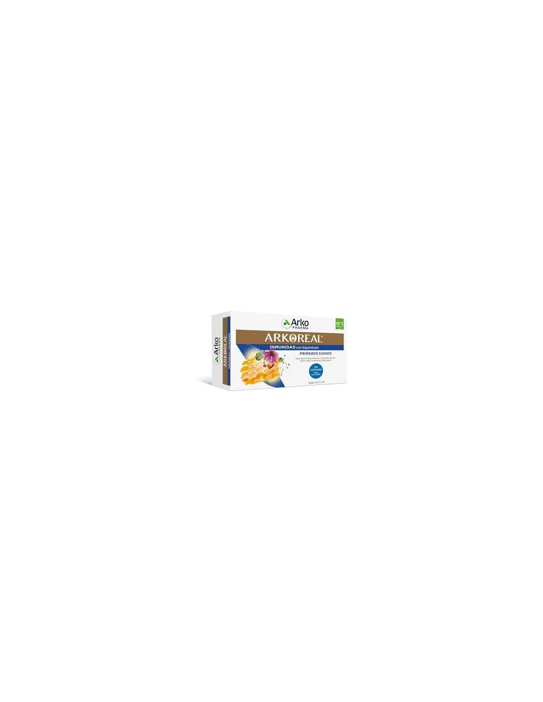 Arkoreal Jalea Real Inmunidad Sin Azucares 20 Ampollas 15 Ml