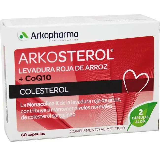 Arkosterol Levadura Arroz CoQ10 60