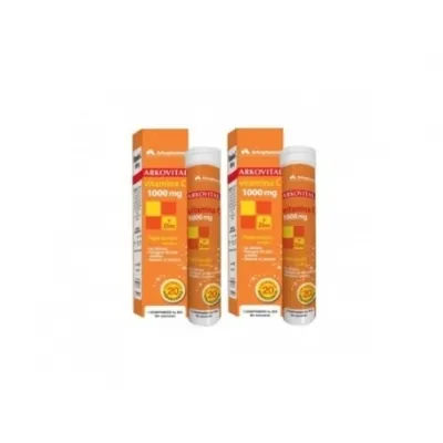 Arkovital vitamina C 1000mg 20comp+20comp