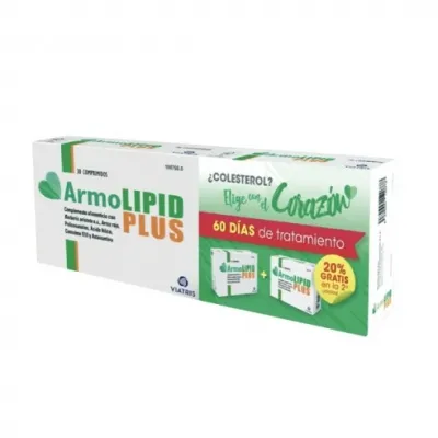 ARMOLIPID PLUS - 2 ENVASES 30 COMPRIMIDOS