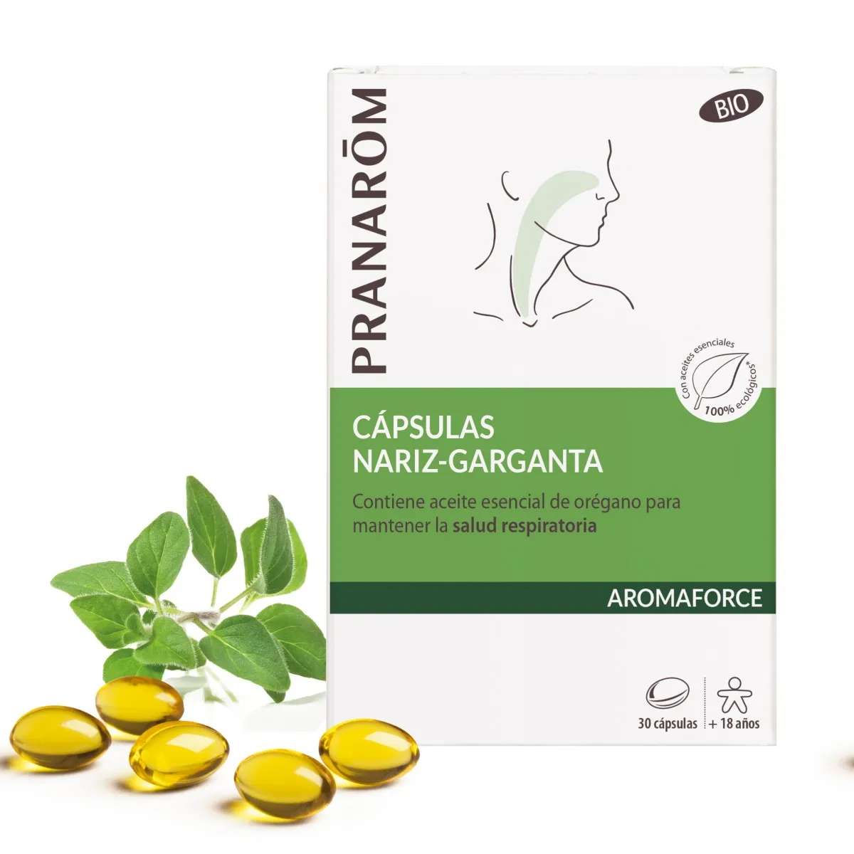 Pranarom Aromaforce Nariz Garganta Bio 30 Cáp