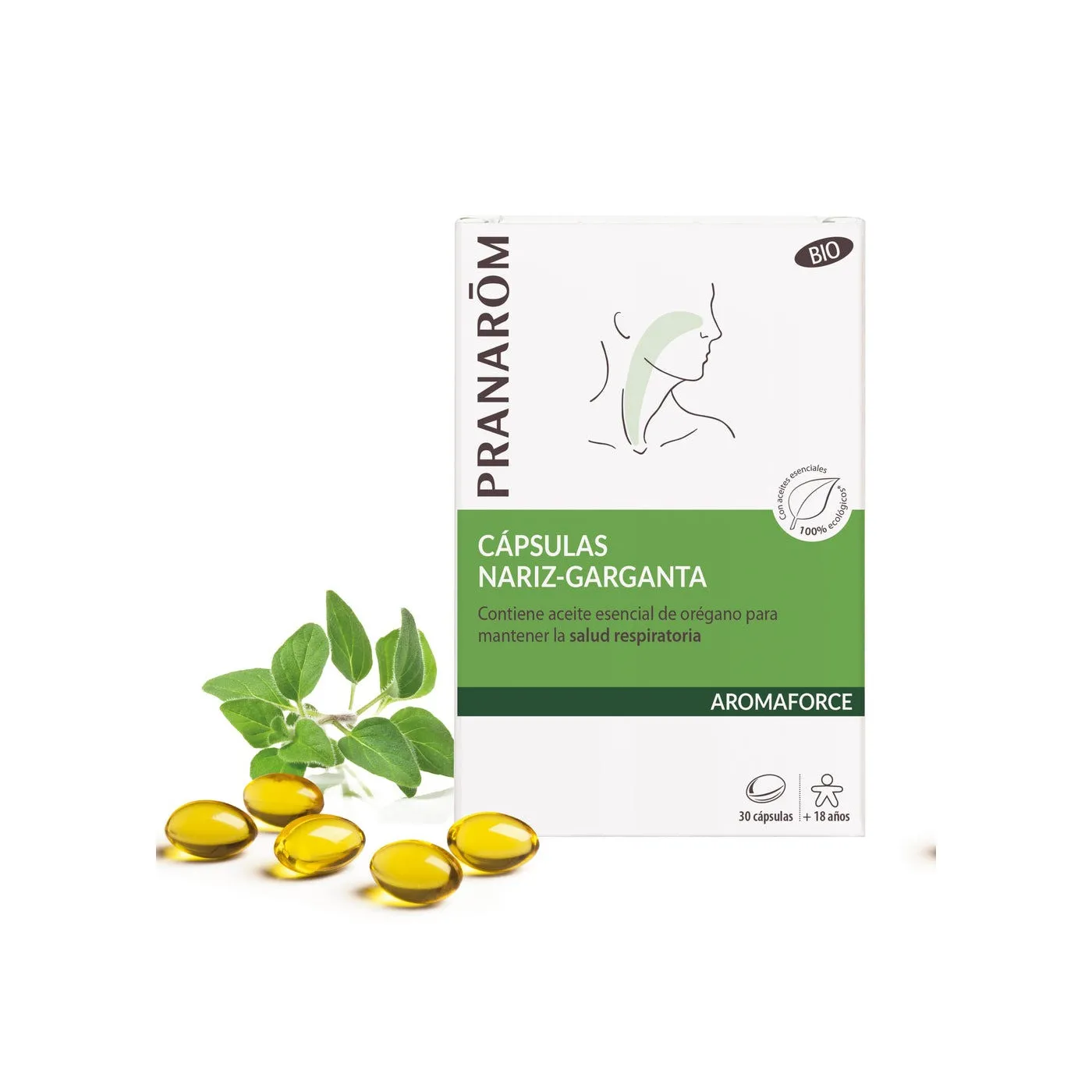 Aromaforce Nariz Garganta Bio 30capsulas