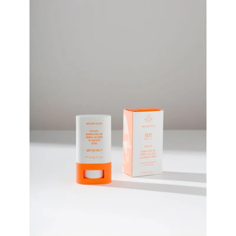 Arturo Alba Barra Solar Triple Acción Acabado Zero SPF50+PA+4