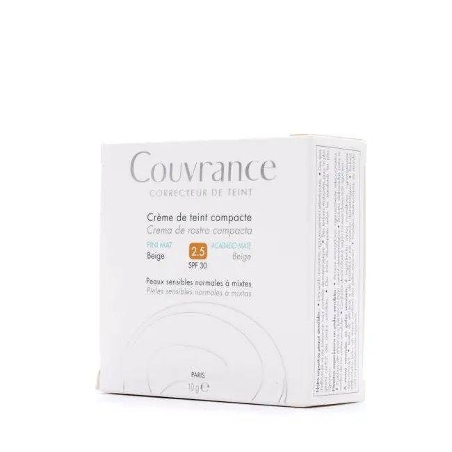 Avene Couvrance Crema compacta acabado Mate Beige 10gr
