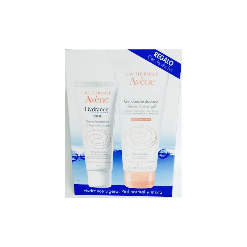 Avène Hydrance Optimale Ligera 40 Ml. Piel Normal Y Mixta + Gel De Ducha