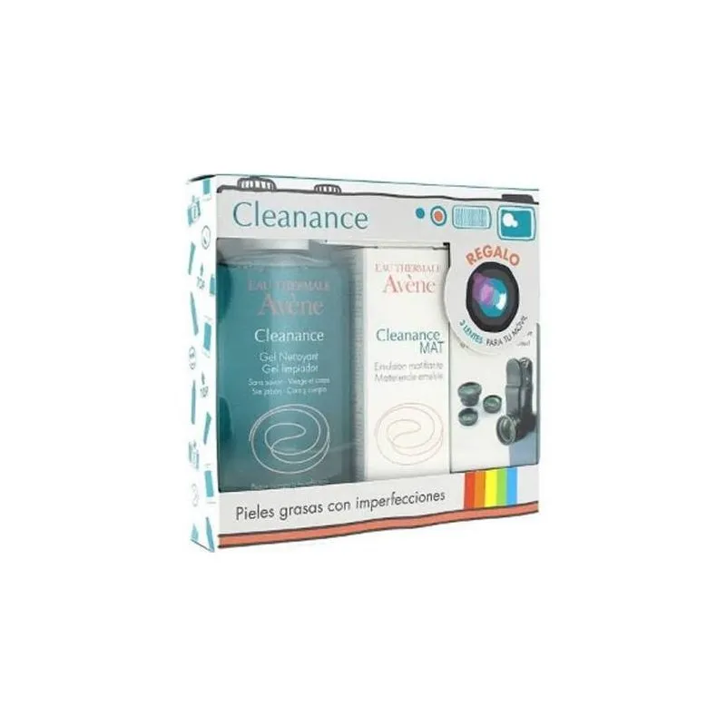 Avene Pack Cleanance Emulsion Matificante 40ml + Cleanance Gel Limpiador 200ml + REGALO