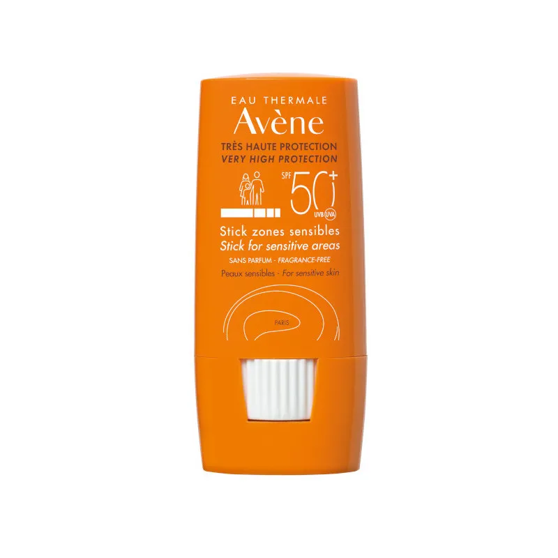 Avène Solar Stick Zonas Sensibles SPF50+ 8gr