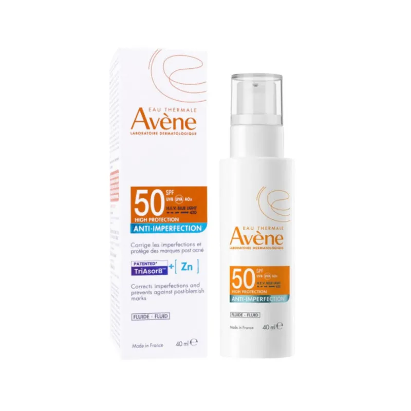 Avène Solar Fluido Anti-Imperfecciones SPF50 40ml