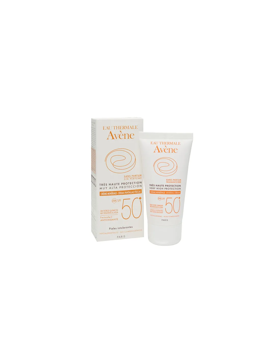 AVENE CREMA MINERAL PANTALLA FISICA SPF 50+ 50 ML
