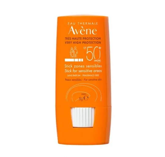 AVENE SPF 50+ STICK ZONAS SENSIBLES 8 G