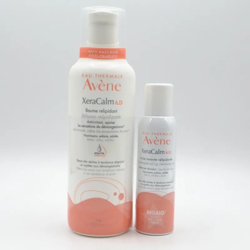 AVENE XERACALM A.D. BALSAMO RELIPIDIZANTE 400 ML + AGUA TERMAL 150 REGALO